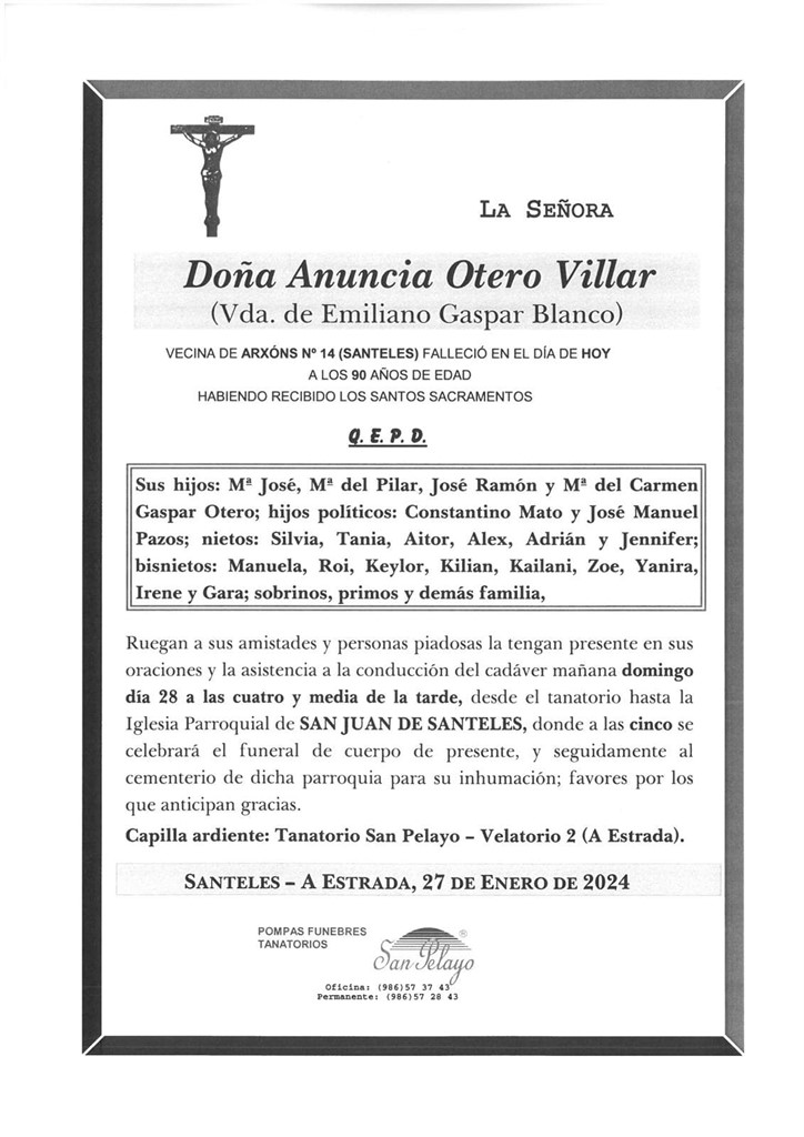 Foto principal ANUNCIA OTERO VILLAR