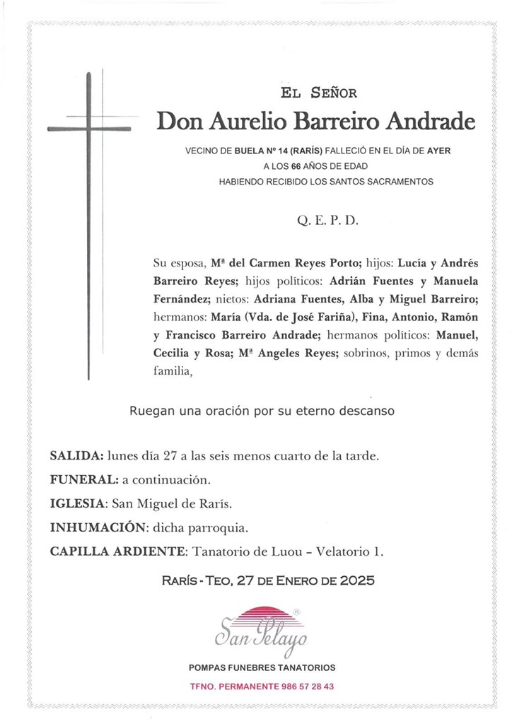 Foto principal AURELIO BARREIRO ANDRADE