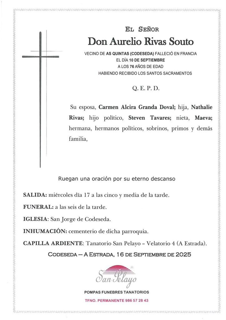 AURELIO RIVAS SOUTO