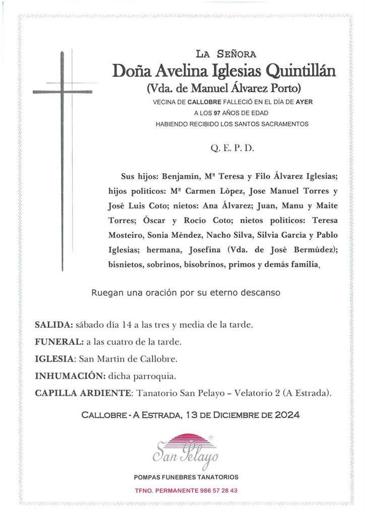 Foto principal AVELINA IGLESIAS QUINTILLAN