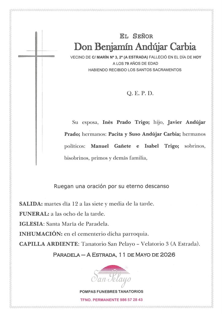 Foto 1 BENJAMIN ANDUJAR CARBIA