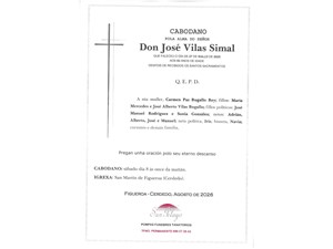 CABODANO JOSE VILAS SIMAL 08/08/2026