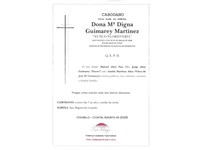 CABODANO Mª DIGNA GUIMAREY MARTÍNEZ 07/08/2026