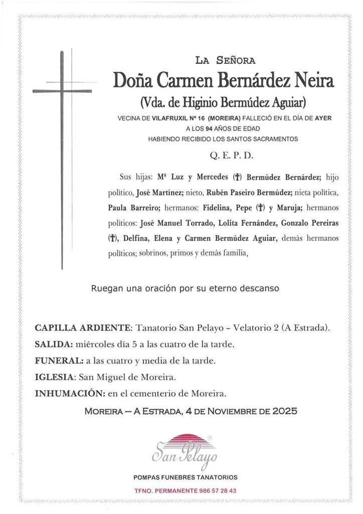 CARMEN BERNARDEZ NEIRA