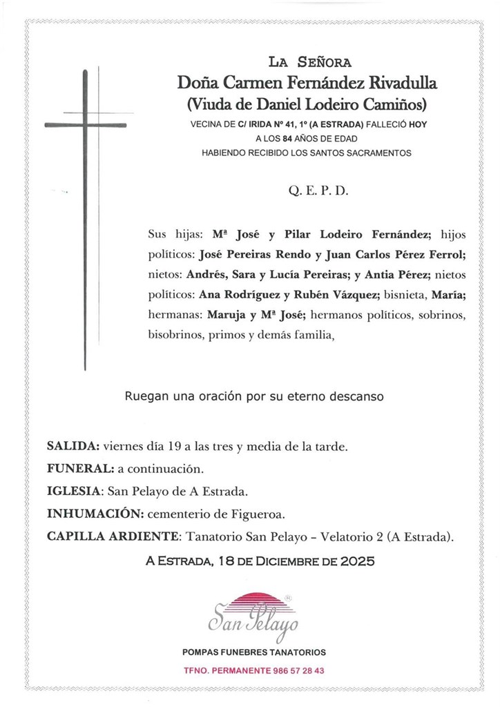 CARMEN FERNANDEZ RIVADULLA