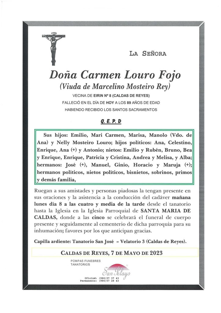 Foto principal CARMEN LOURO FOJO