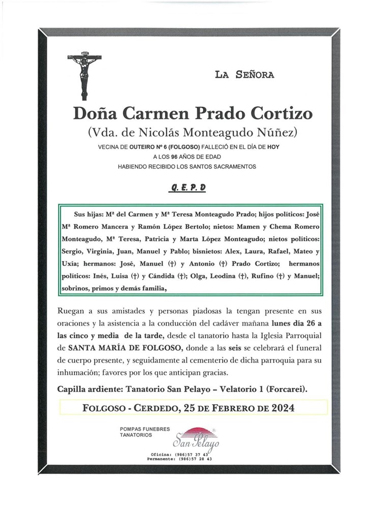 Foto principal CARMEN PRADO CORTIZO 