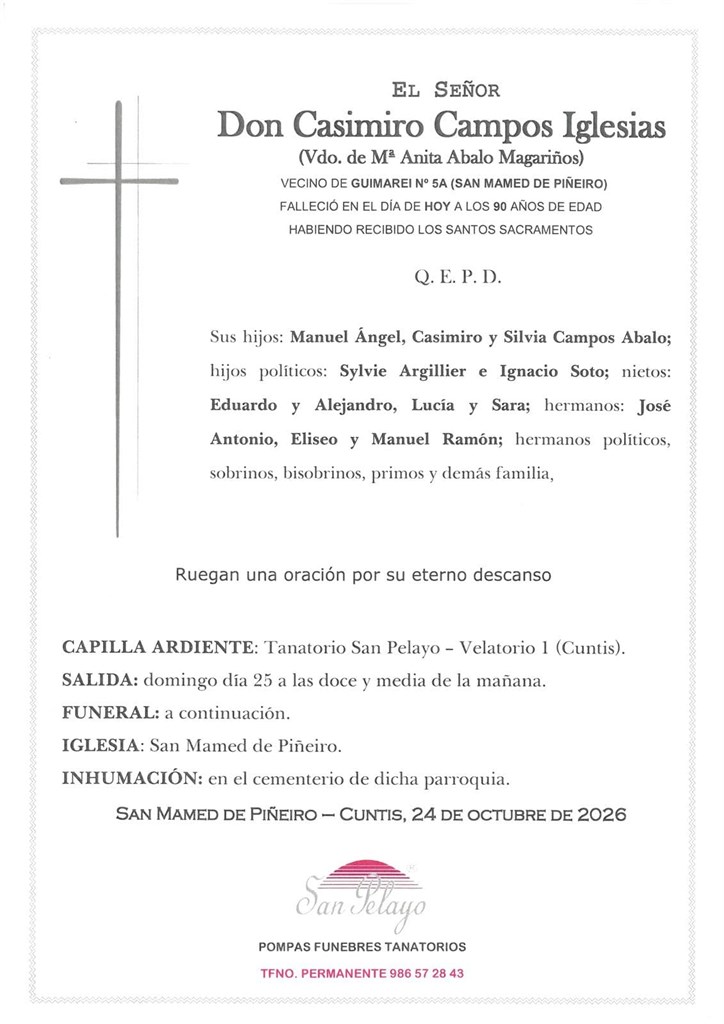 Foto 1 CASIMIRO CAMPOS IGLESIAS