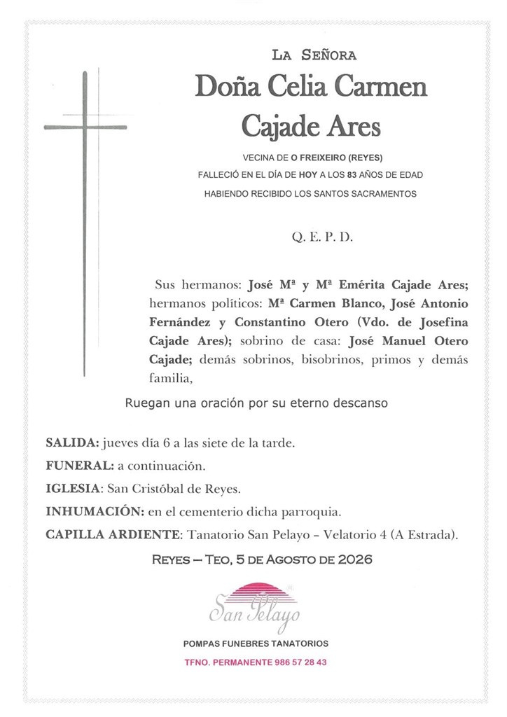 Foto 1 CELIA CARMEN CAJADE ARES