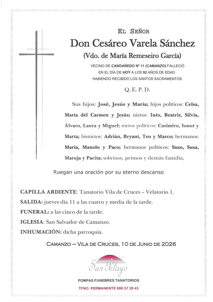 Foto 1 CESÁREO VARELA SÁNCHEZ