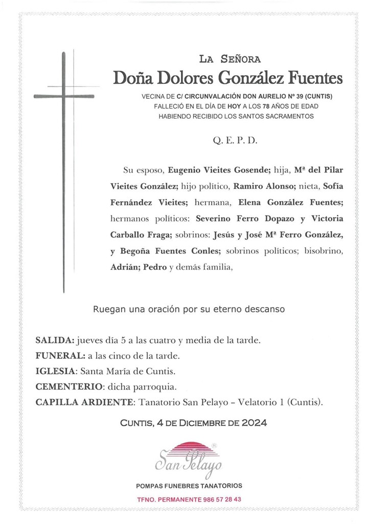 Foto principal DOLORES GONZALEZ FUENTES