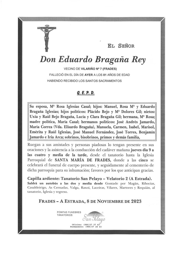 Foto principal EDUARDO BRAGAÑA REY