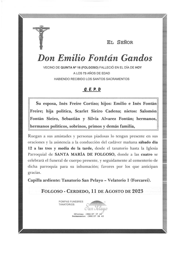 Foto principal EMILIO FONTÁN GANDOS