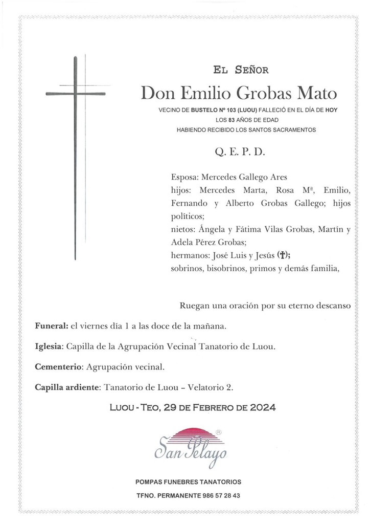 Foto principal EMILIO GROBAS MATO