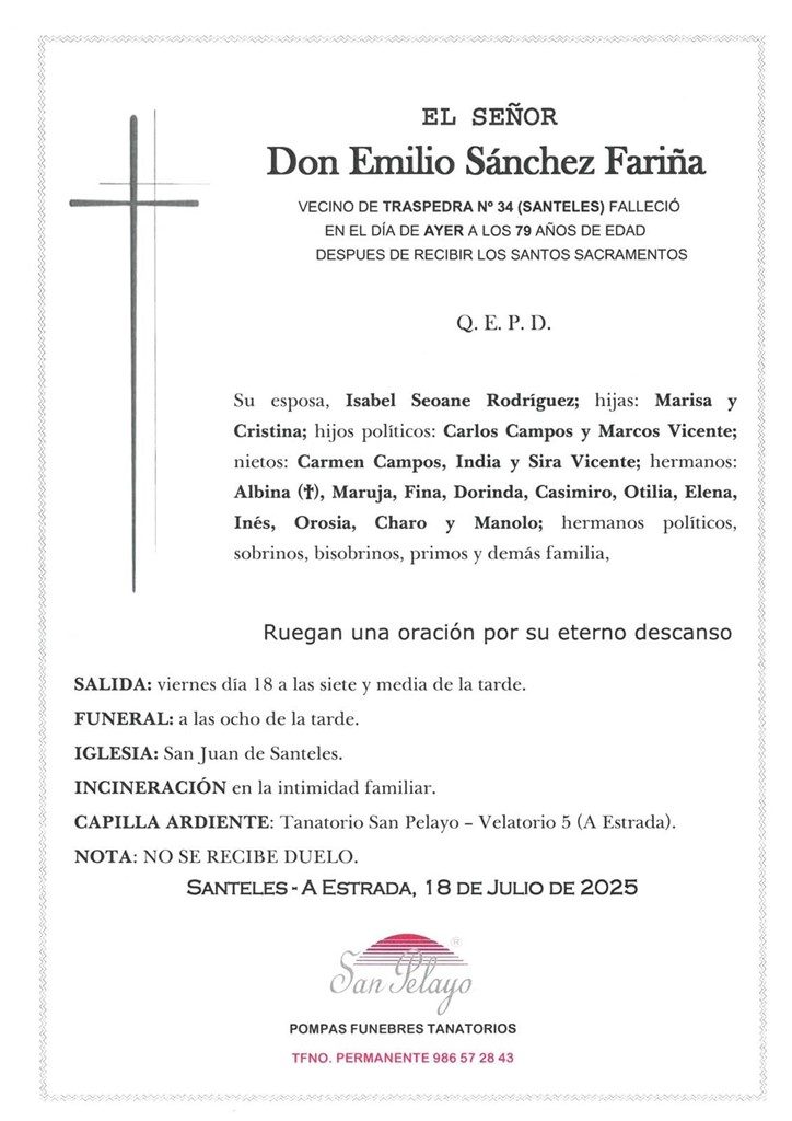 Foto principal EMILIO SANCHEZ FARIÑA