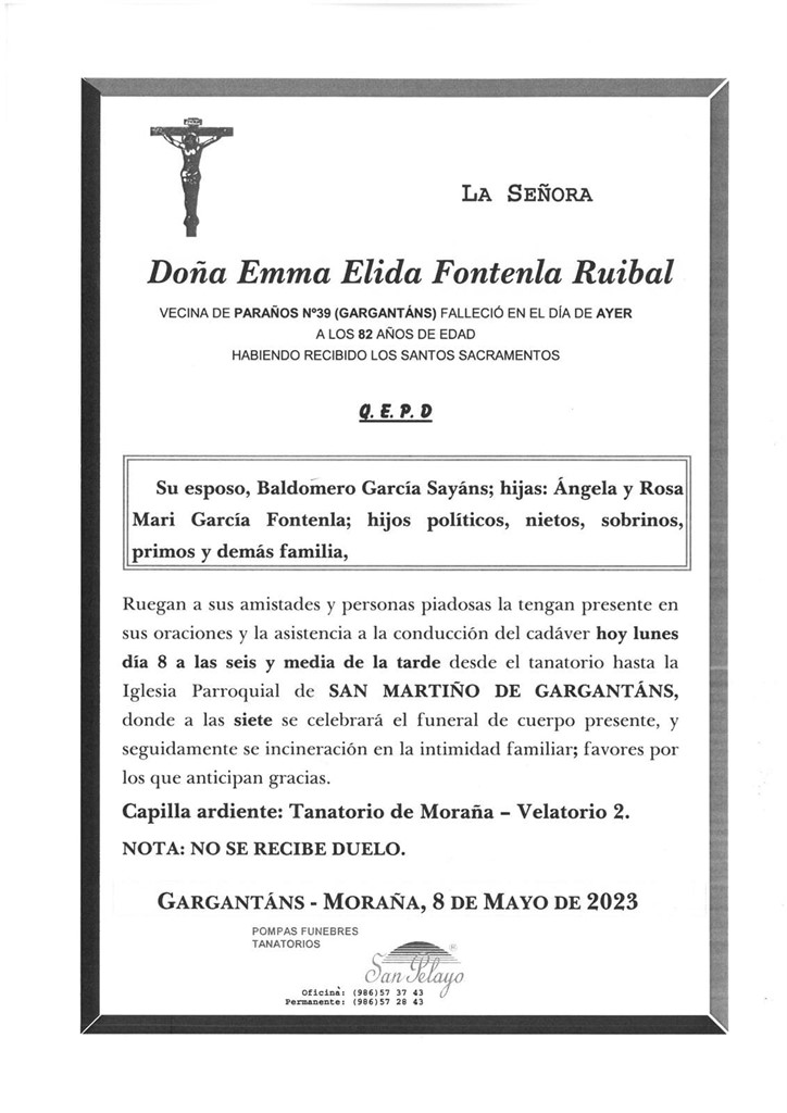 Foto principal EMMA ELIDA FONTENLA RUIBAL