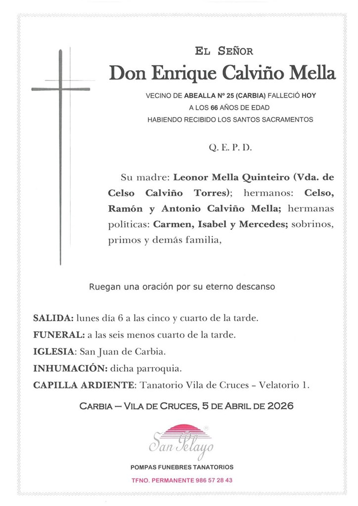 Foto 1 ENRIQUE CALVIÑO MELLA