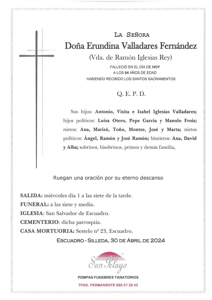 Foto principal ERUNDINA VALLADARES FERNÁNDEZ 