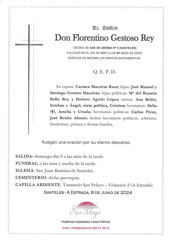 Foto principal FLORENTINO GESTOSO REY