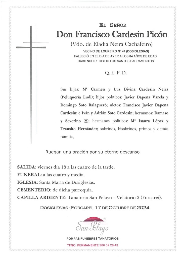Foto principal FRANCISCO CARDESIN PICON