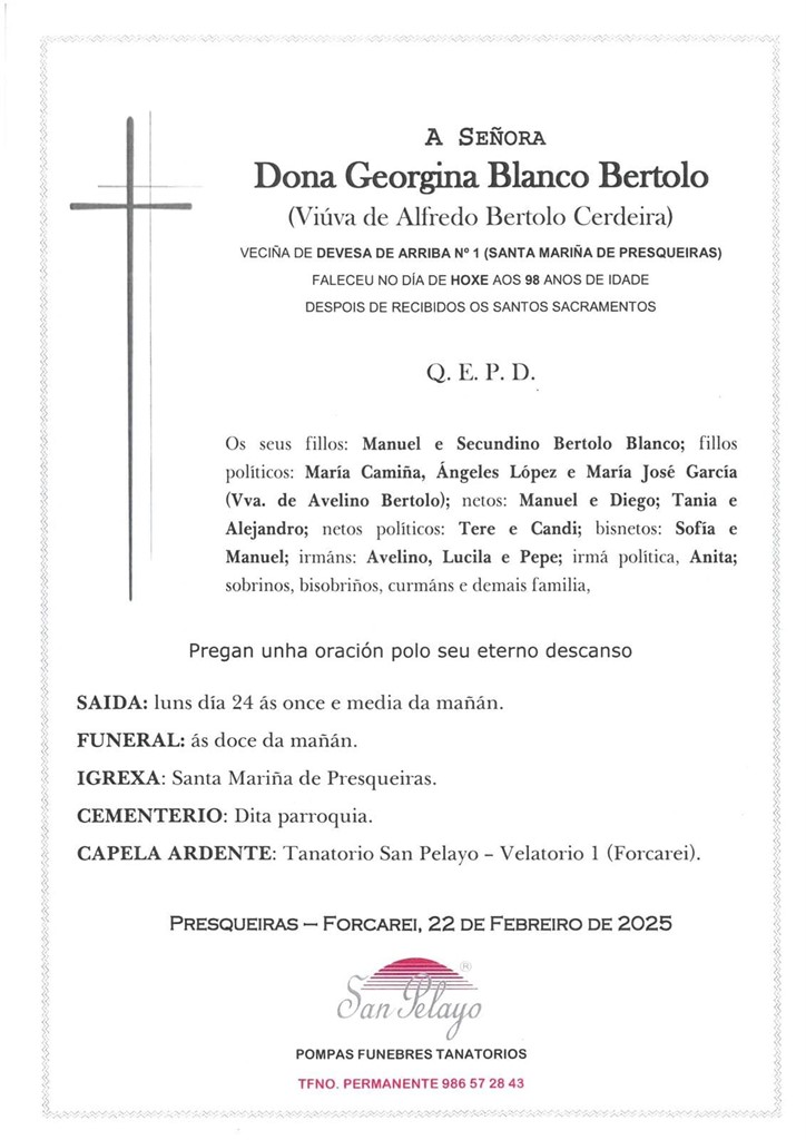 Foto principal GEORGINA BLANCO BERTOLO