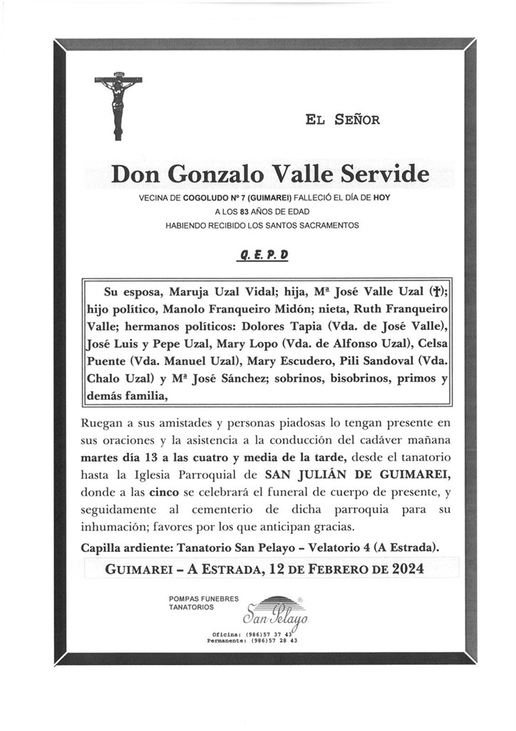 Foto principal GONZALO VALLE SERVIDE