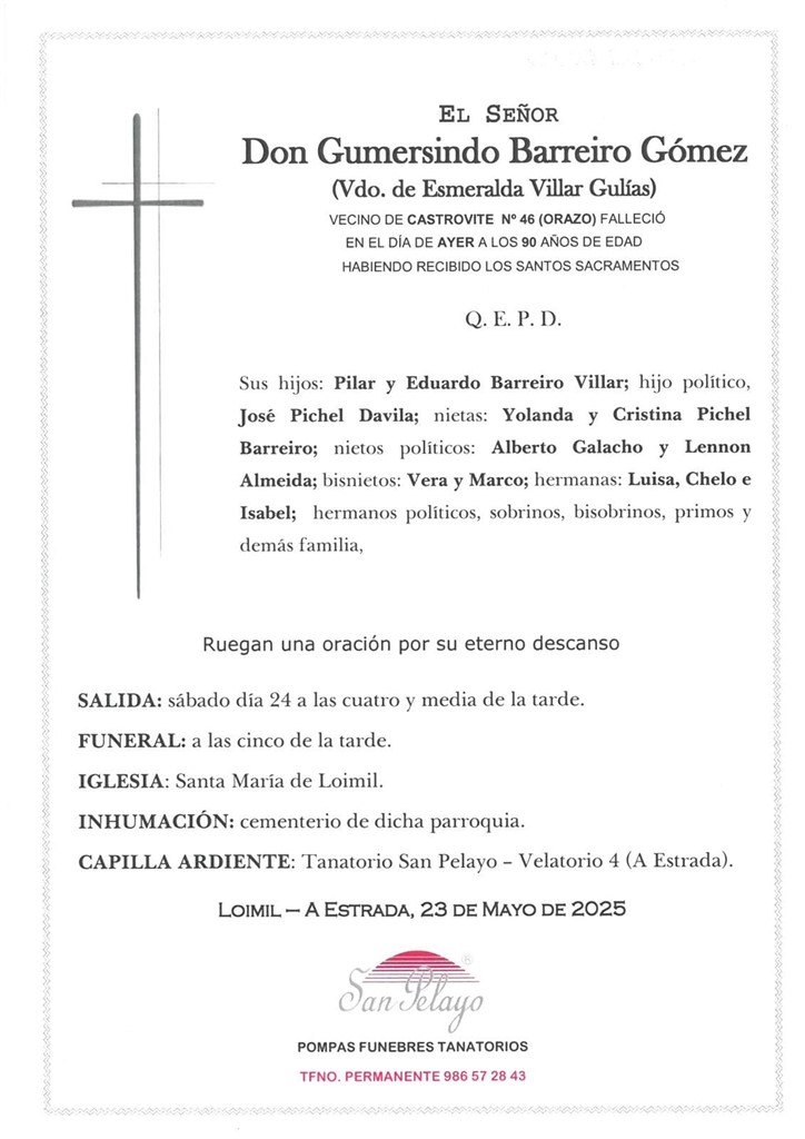 Foto principal GUMERSINDO BARREIRO GÓMEZ