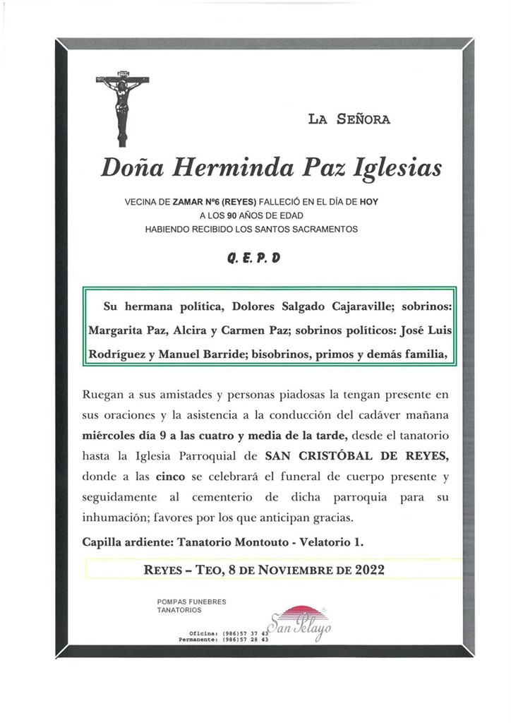 Foto principal HERMINDA PAZ IGLESIAS