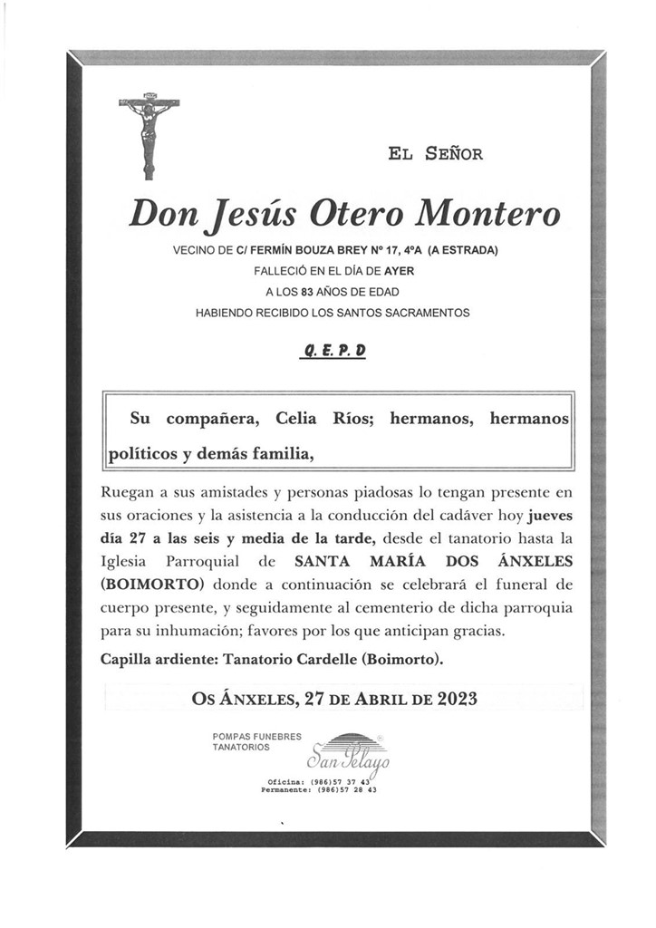 Foto principal JESUS OTERO MONTERO