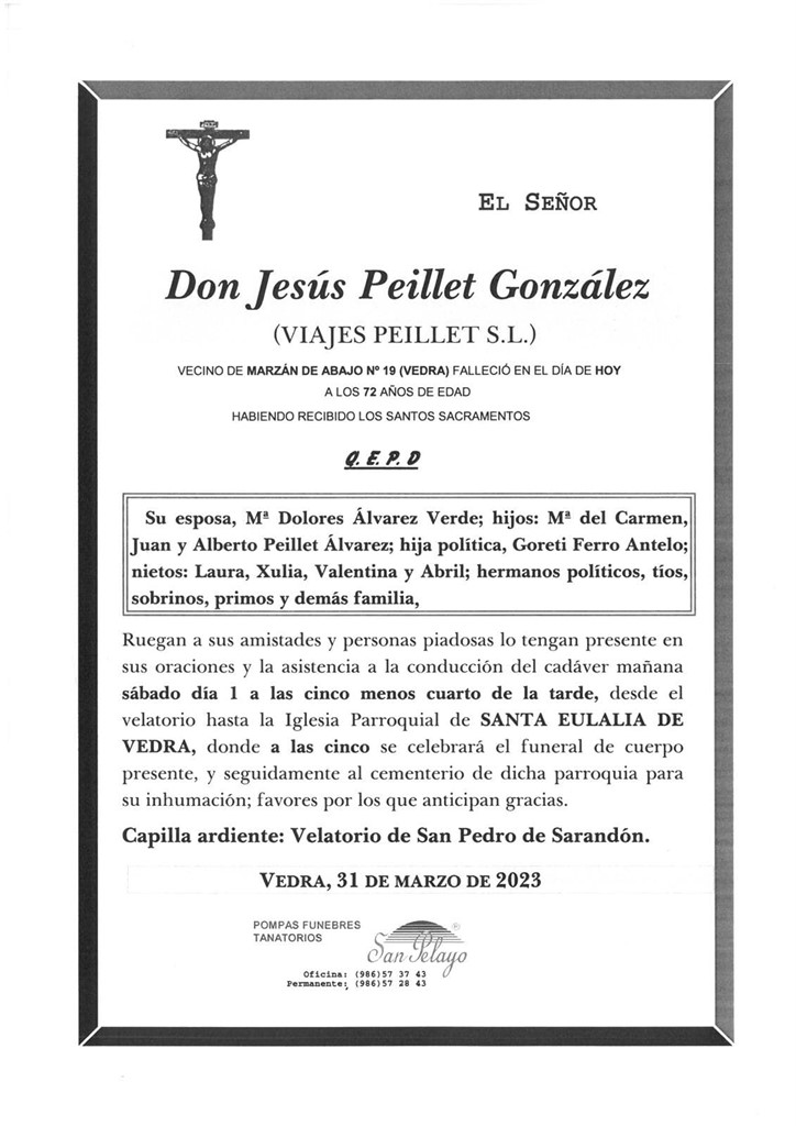 Foto principal JESUS PEILLET GONZALEZ
