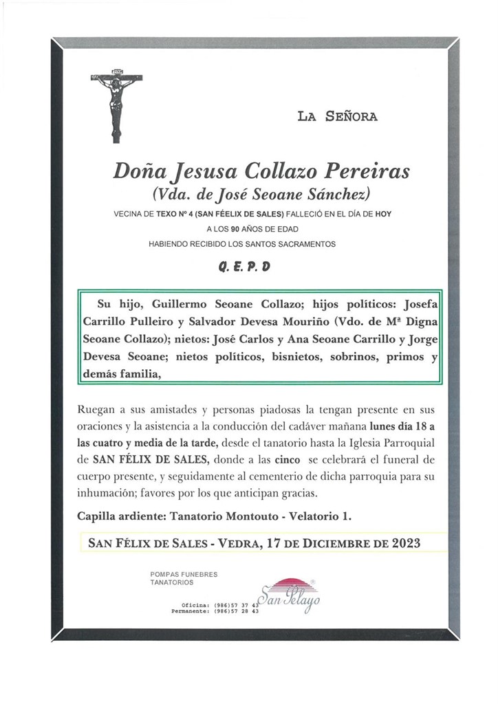 Foto principal JESUSA COLLAZO PEREIRAS