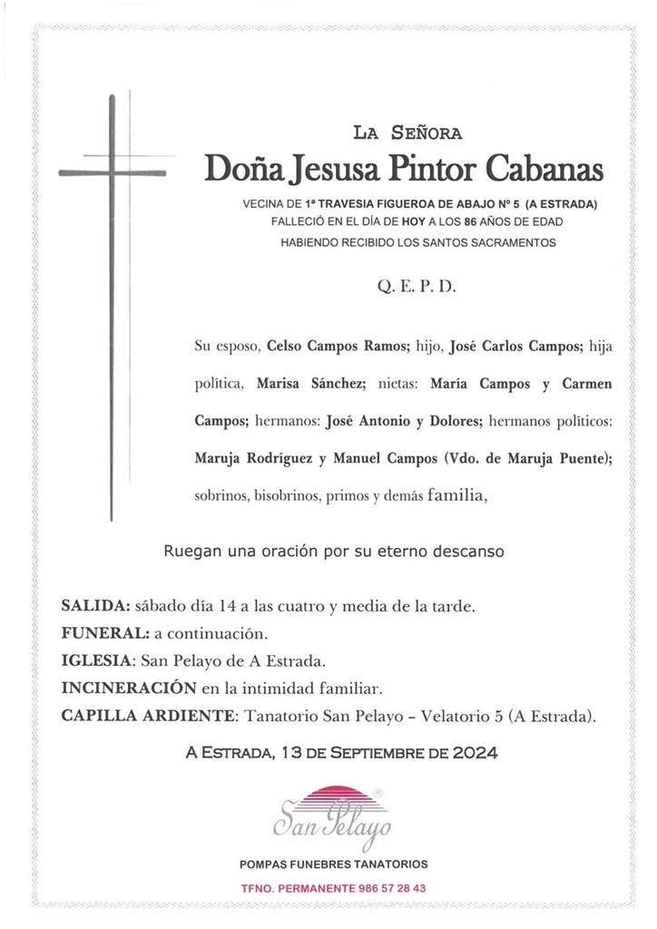 Foto principal JESUSA PINTOR  CABANAS