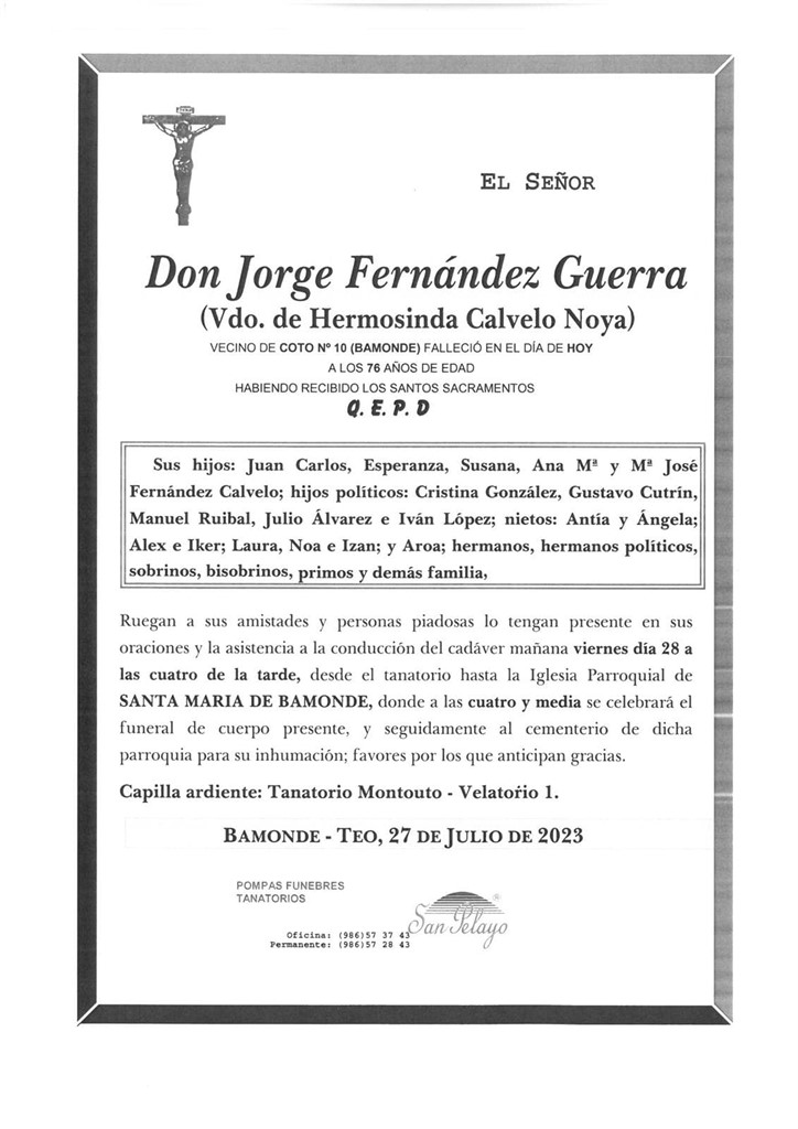 Foto principal JORGE FERNANDEZ GUERRA