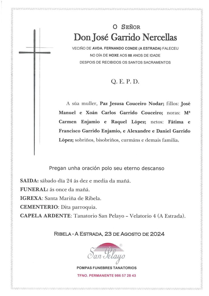 Foto principal JOSE GARRIDO NERCELLAS
