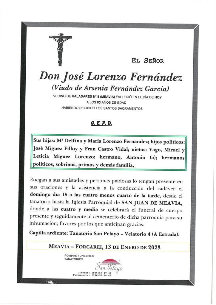 Foto principal JOSE LORENZO FERNANDEZ
