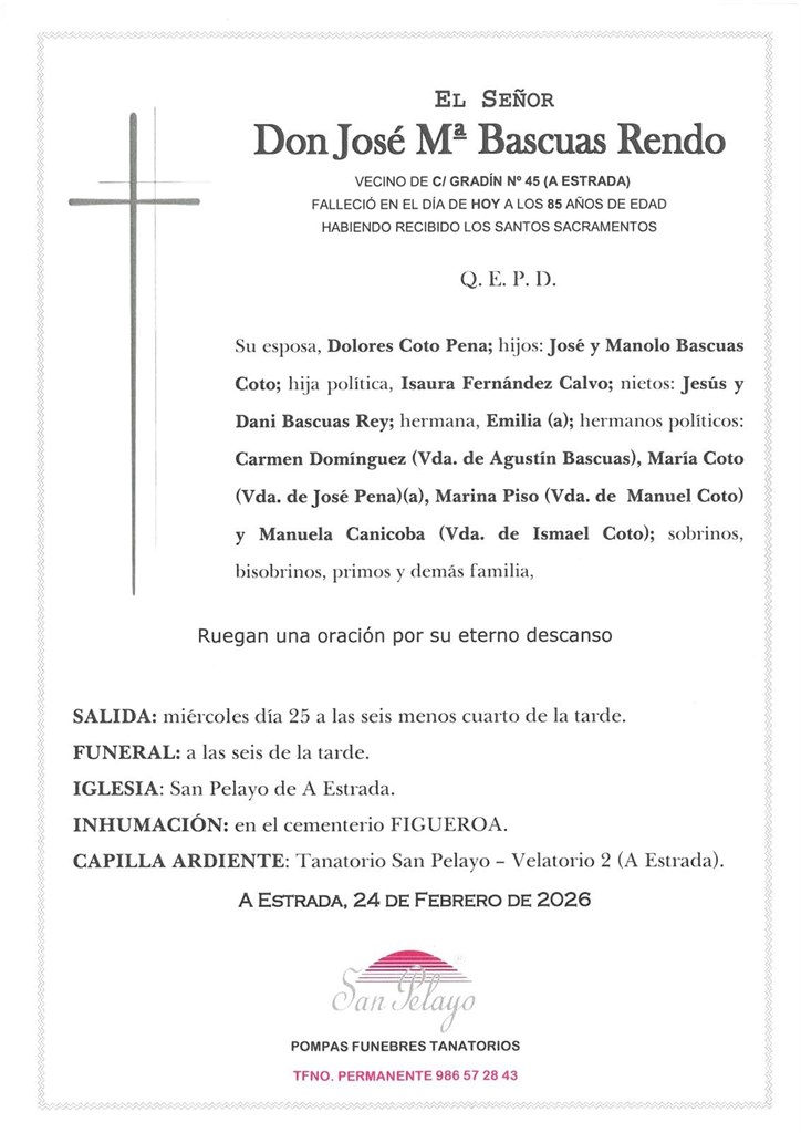 Foto 1 JOSE Mª BASCUAS RENDO