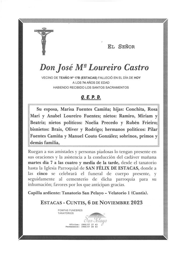 Foto principal JOSE Mª LOUREIRO CASTRO