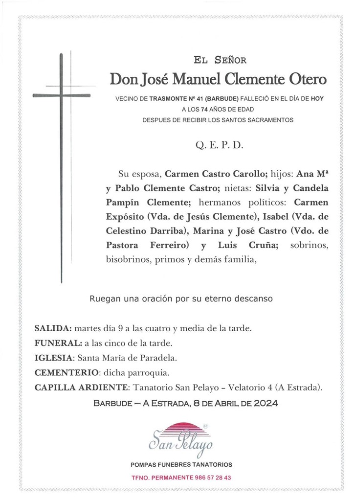 Foto principal JOSE MANUEL CLEMENTE OTERO