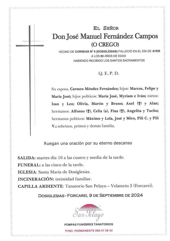 Foto principal JOSÉ MANUEL FERNÁNDEZ CAMPOS