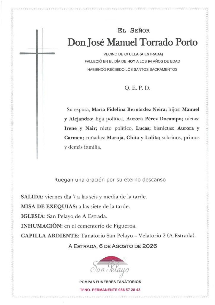 Foto 1 JOSÉ MANUEL TORRADO PORTO