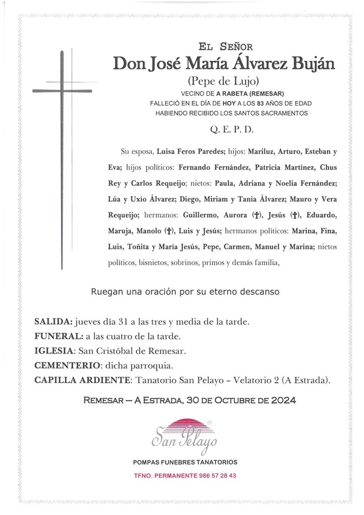 Foto principal JOSÉ MARÍA ÁLVAREZ BUJÁN