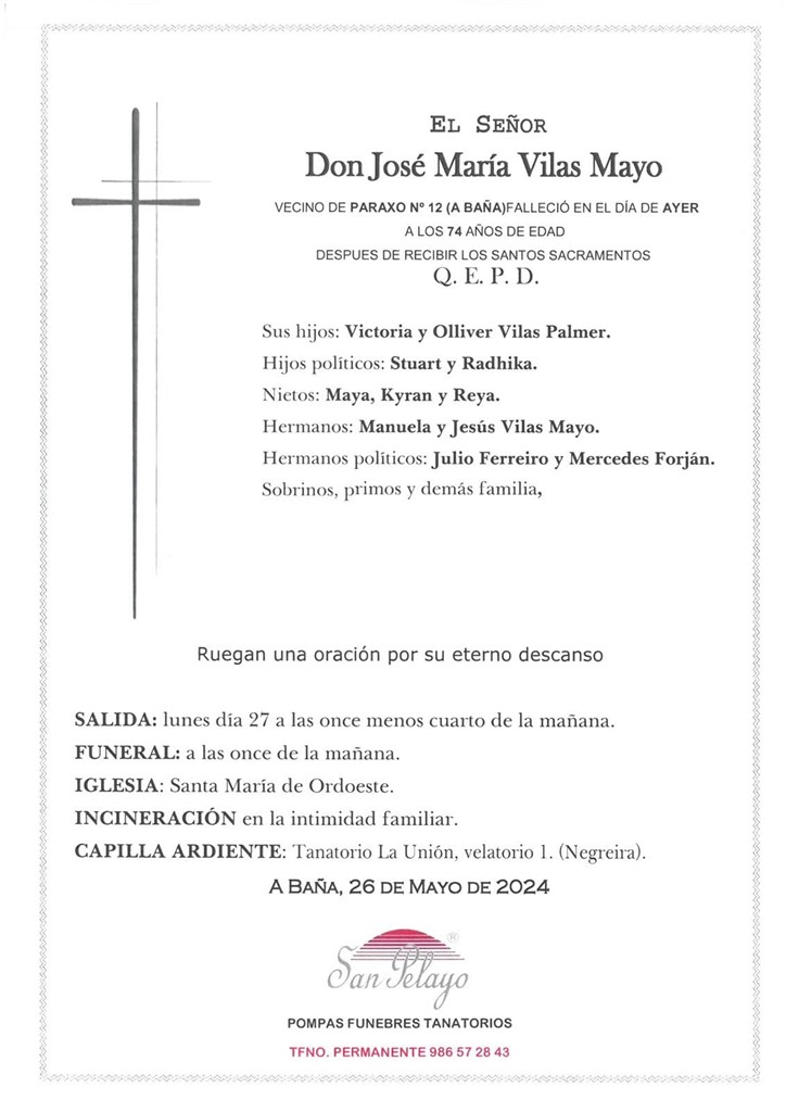 Foto principal JOSE MARIA VILAS MAYO