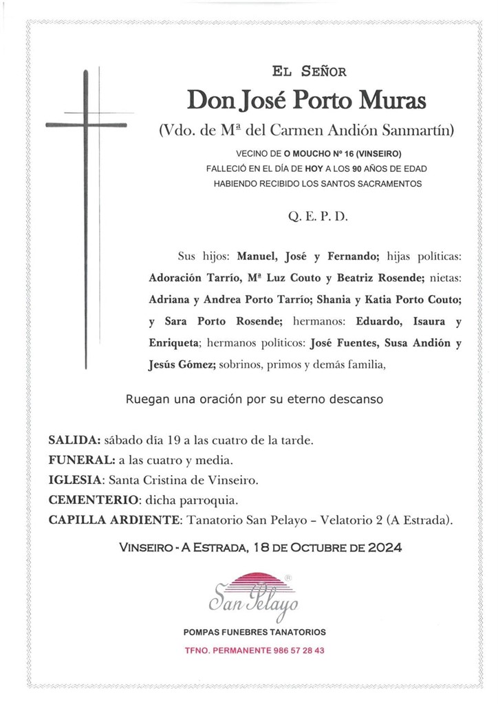 Foto principal JOSÉ PORTO MURAS