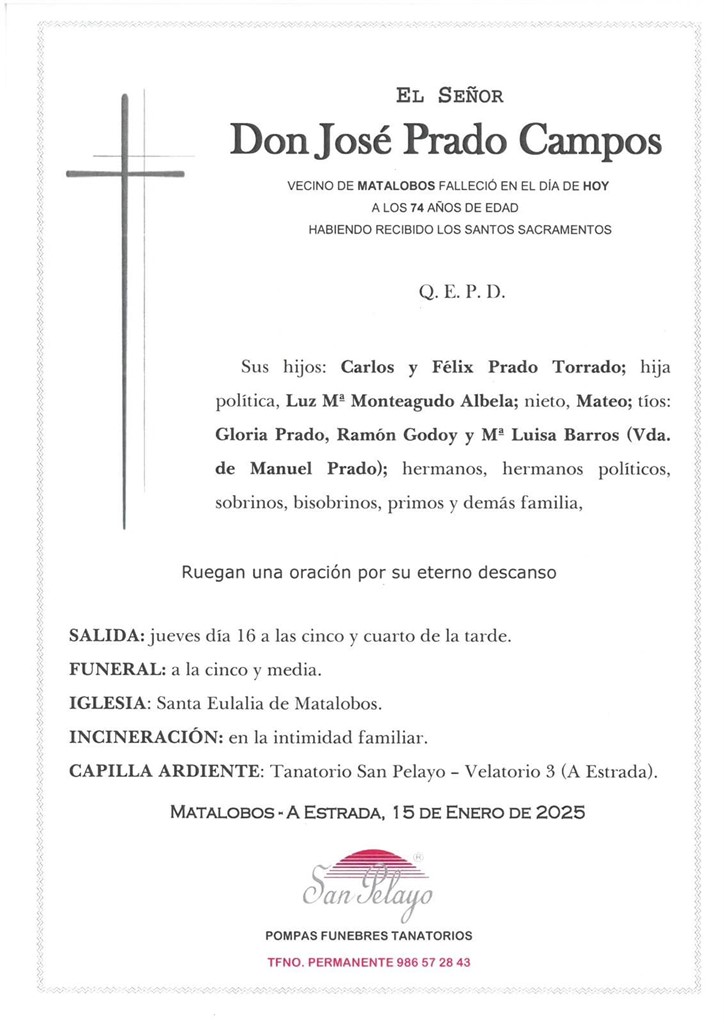 Foto principal JOSE PRADO CAMPOS