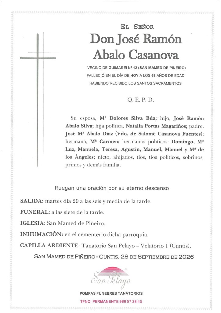 Foto 1 JOSÉ RAMÓN ABALO CASANOVA