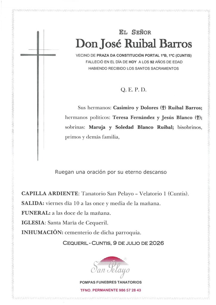 Foto 1 JOSÉ RUIBAL BARROS