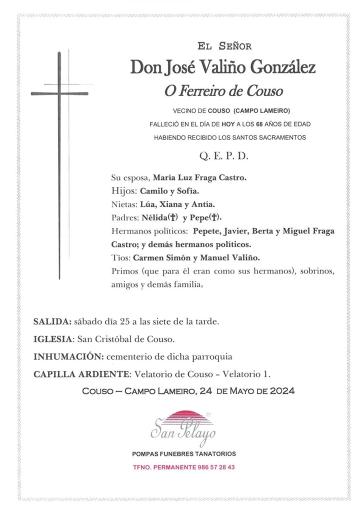 Foto principal JOSE VALIÑO GONZALEZ
