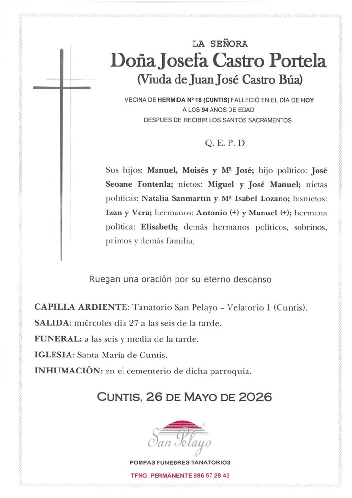 Foto 1 JOSEFA CASTRO PORTELA