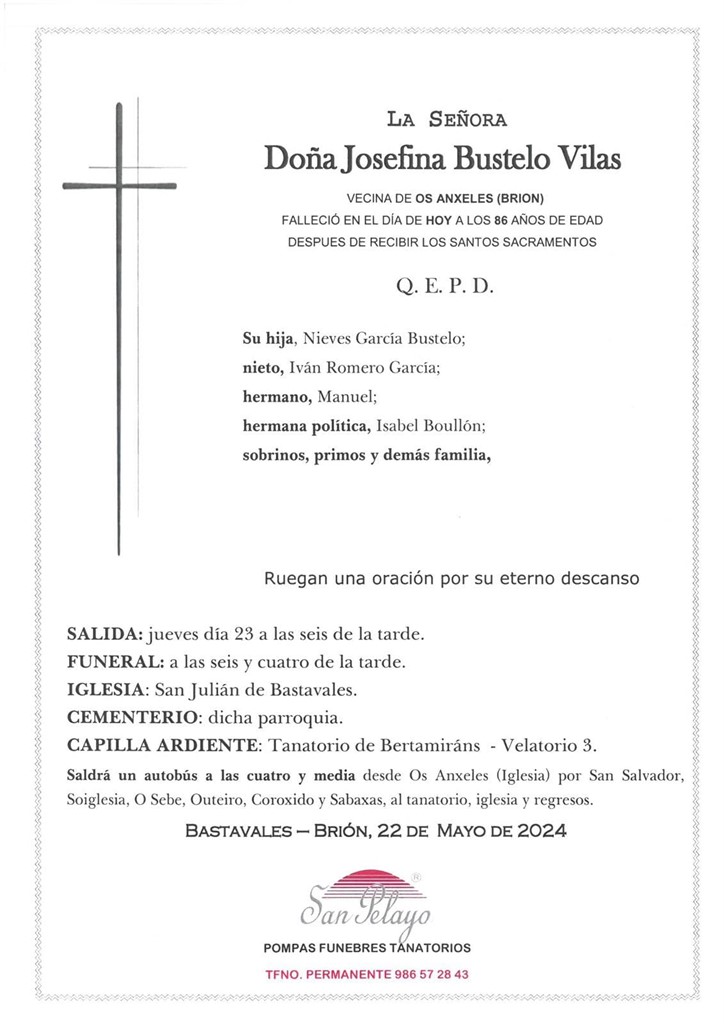 Foto principal JOSEFINA BUSTELO VILAS