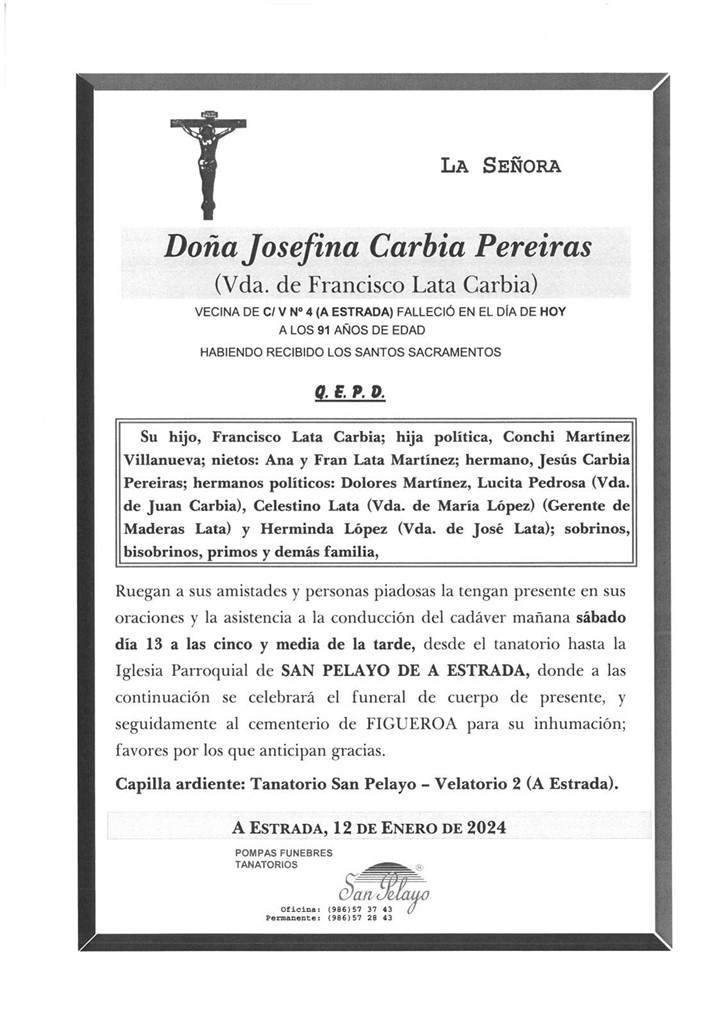 Foto principal JOSEFINA CARBIA PEREIRAS